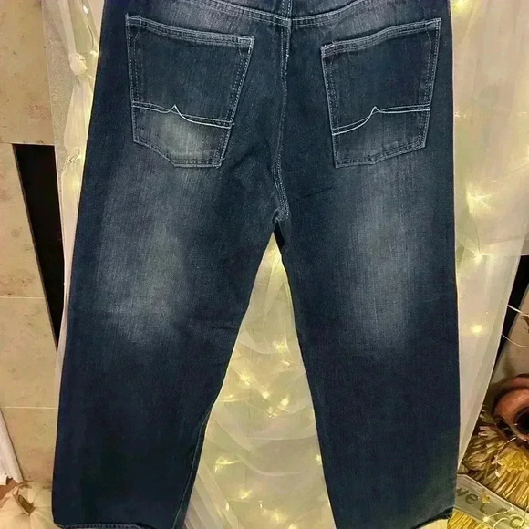 Avirex Men’s Baggy Hip-Hop Skater Jean. Waist 32. Preowned. Blue . - Picture 3 of 4